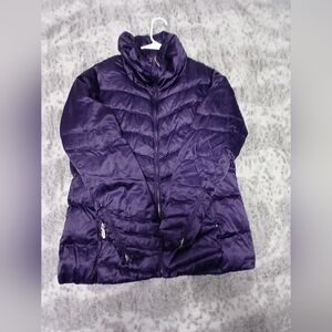 Eddie Bauer Women's Deep Purple Puffer Jacket
